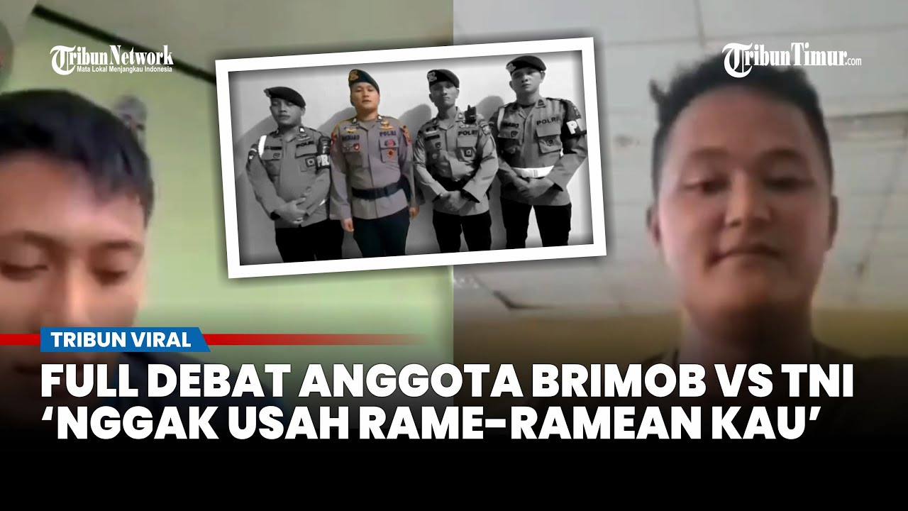 [FULL] Debat Panas Viral Brimob vs Prajurit TNI Ingin Duel Terbuka, Endingnya?