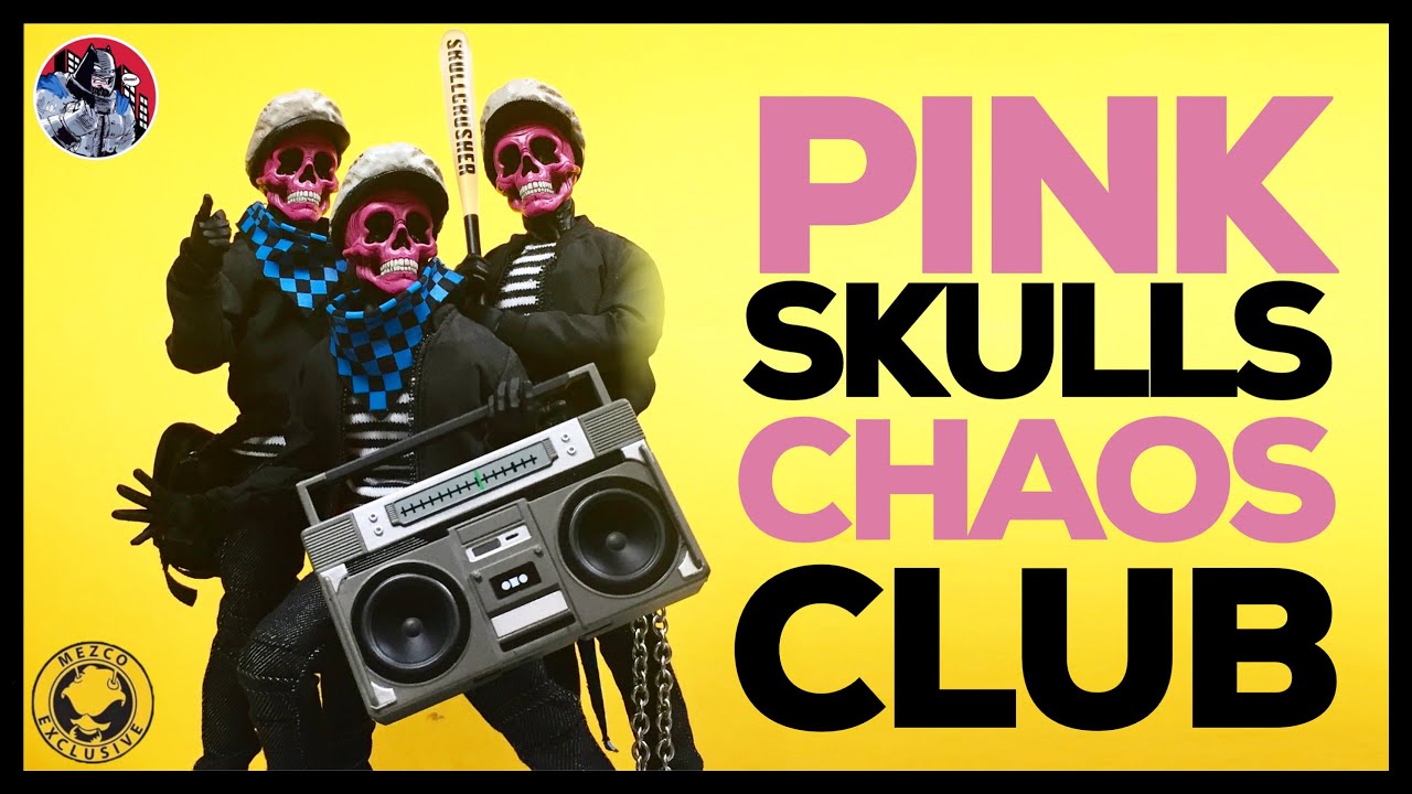 MEZCO ONE:12 Collective | PINK SKULLS CHAOS CLUB | Rumble Society | Video en Español