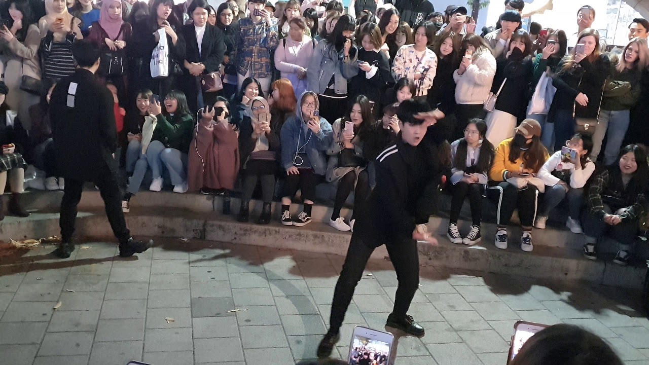 20191103. MAXXAM. KIM HYOJIN. ATEEZ 'PIRATE KING' COVER. BEAUTIFUL ENERGETIC BUSKING.