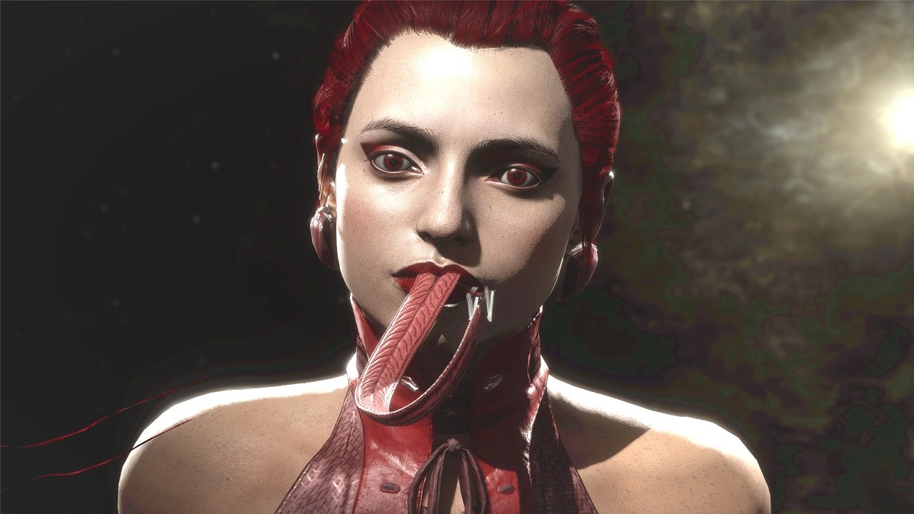MK11 - Alizarin Witch Skarlet Perform All Characters Victory Pose