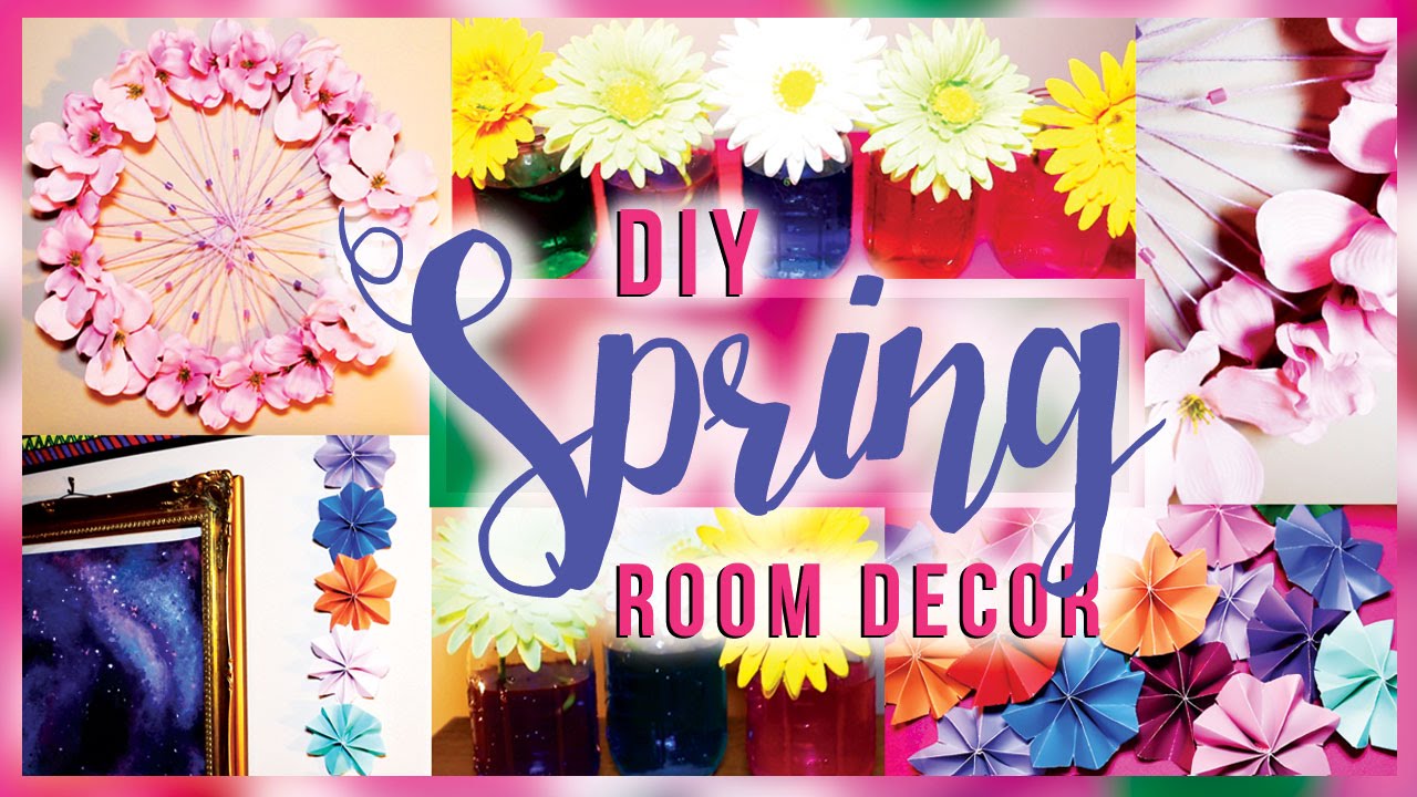 DIY Spring Room Decorations / Decor for Your Room! Teenagers, Apartment, Bedroom IDEAS