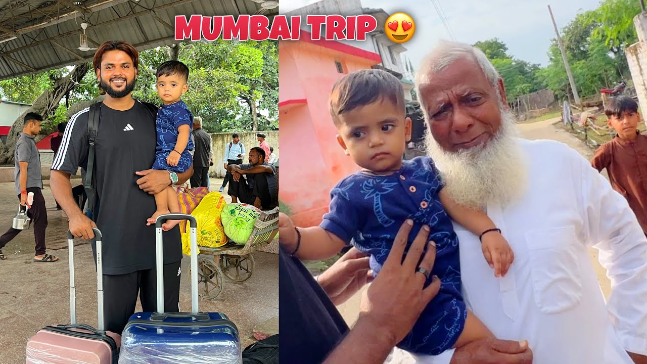 Mumbai Trip Ke Liye Nikal Gaye ❤️ Abba Rone lage Ali ke liye 😢