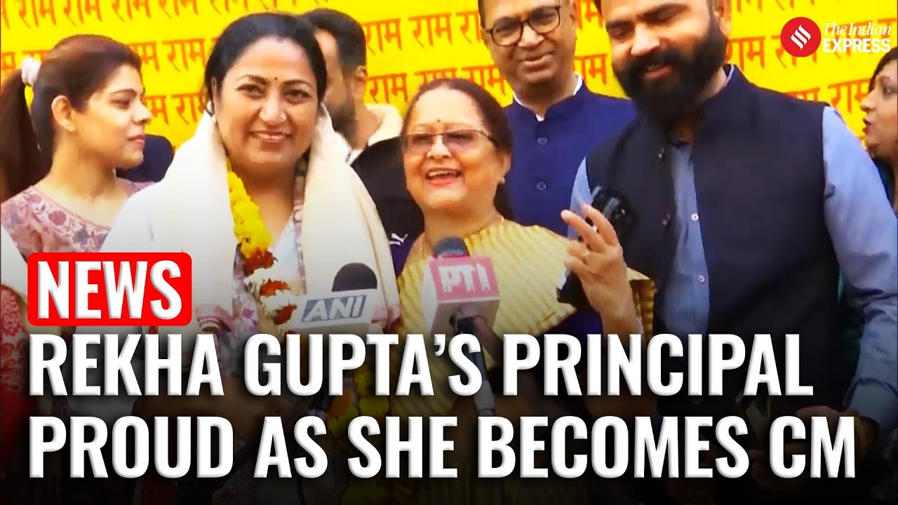 From College Leader to CM: Rekha Gupta’s Principal Beams with Pride