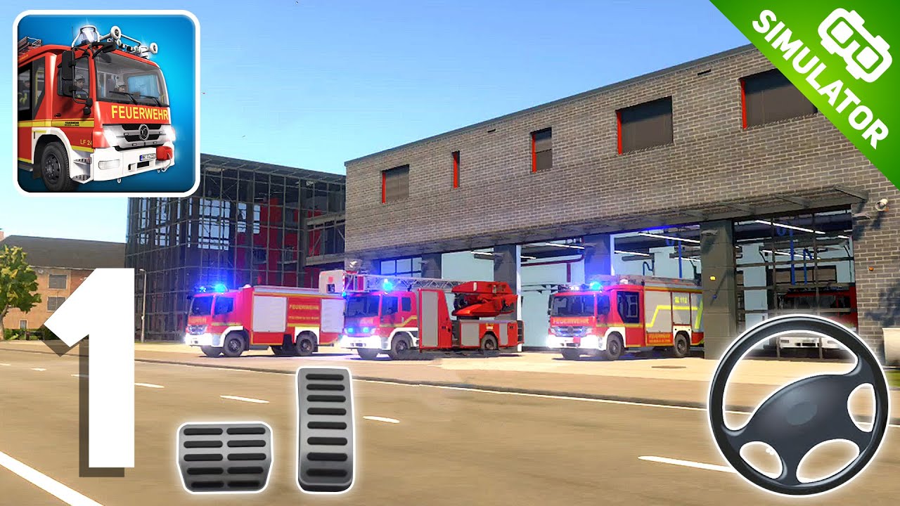 Emergency Call 112 Mobile - Gameplay Walkthrough Part 1 - Firefighters On Duty! (Android, iOS)