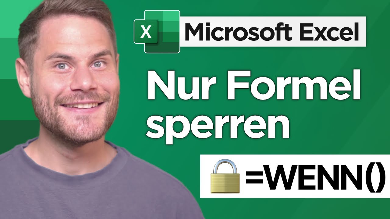 NUR Formel sperren in Excel Tabellen (2024)