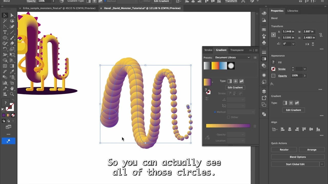 Monster Shape Blend Tool