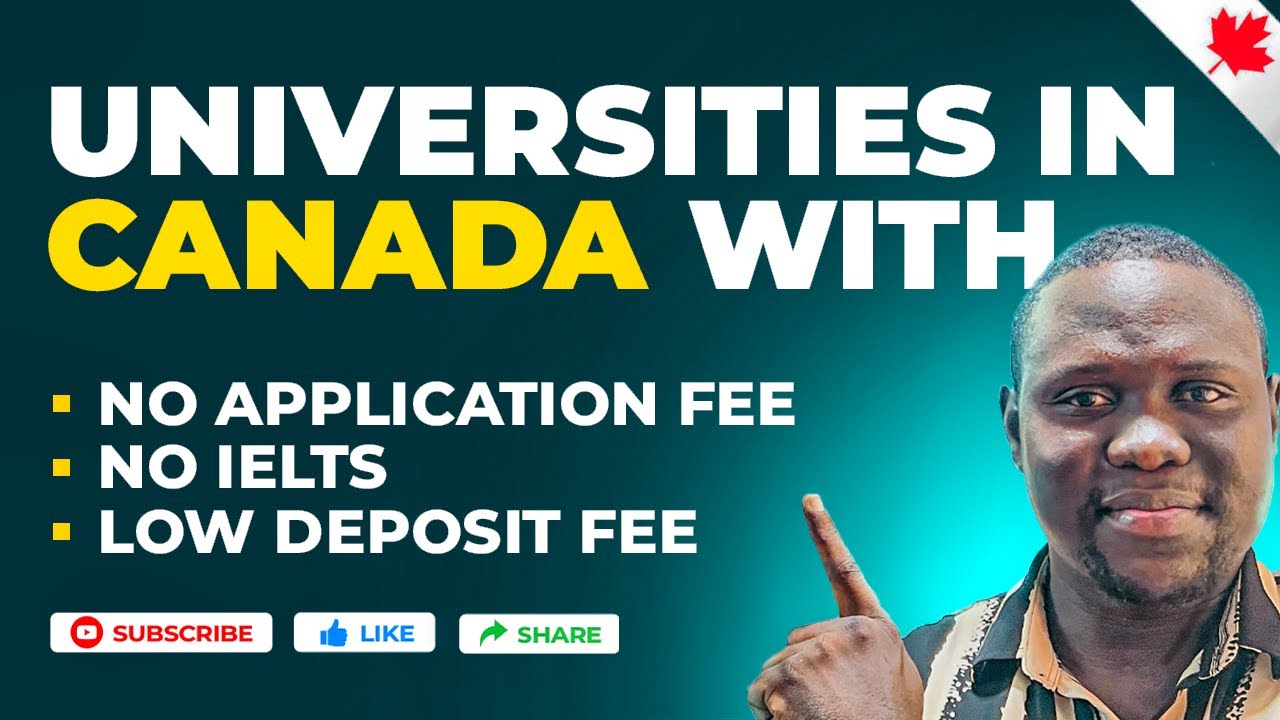 Universities in Canada with No application fee | PGW Eligible | No IELTS required