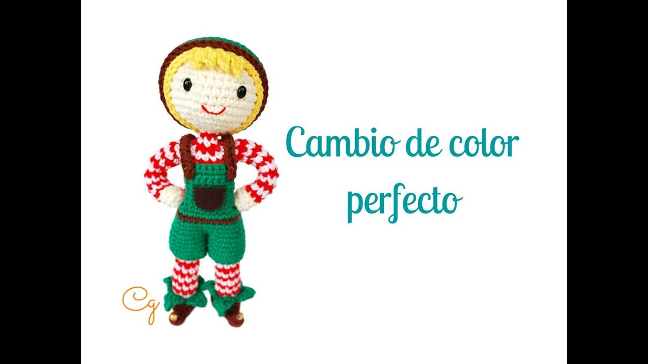 Cambio de color perfecto a crochet para amigurumi. ¡Técnica definitiva para hacer rayas a ganchillo!