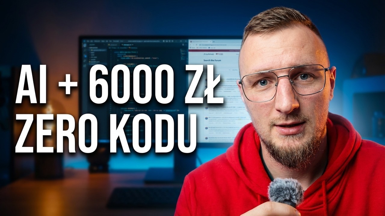 Zbudowałem TO z AI i sprzedałem za 6000 zł.  Nie umiem programować.