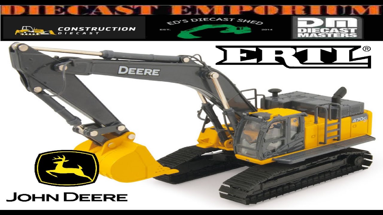 1:50 Scale Ertl John Deere 470G LC Excavator