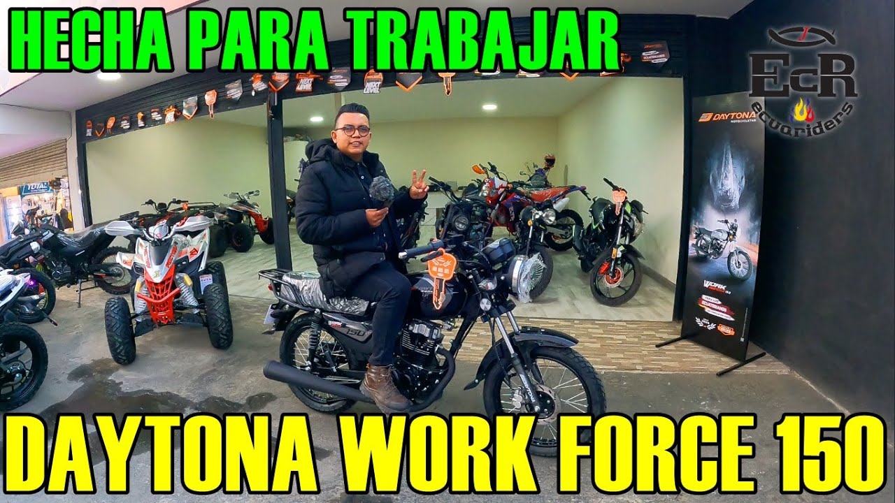 DAYTONA WORK FORCE 150 || REVIEW + FICHA TÉCNICA + VELOCIDAD MÁXIMA + PRECIO || ECUARIDERS