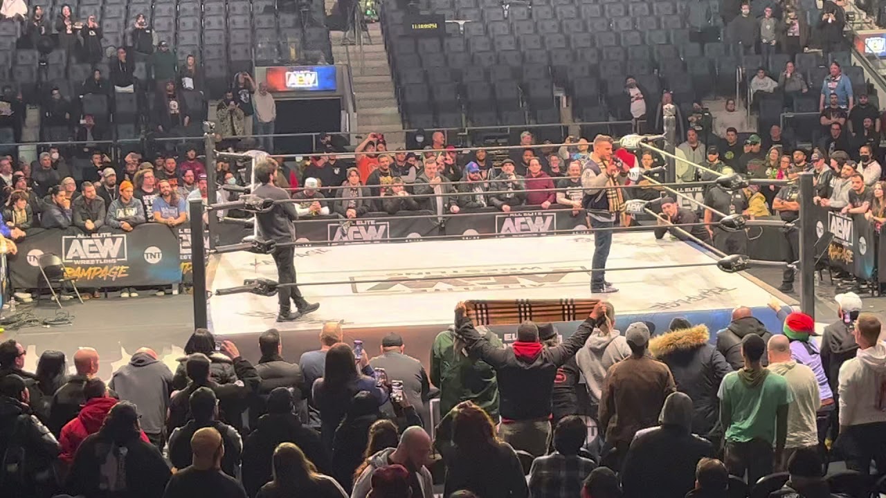 AEW Long Island after show 12/8 MJF speaks