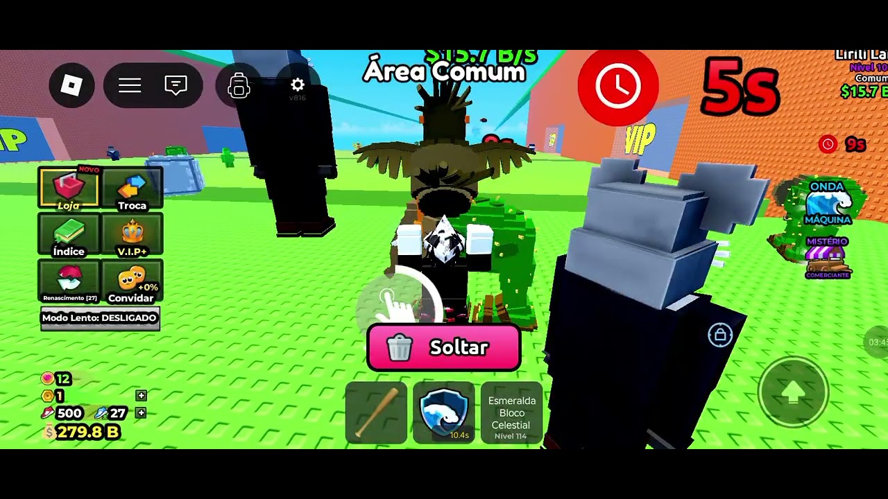 Jogando tsunami brainrot