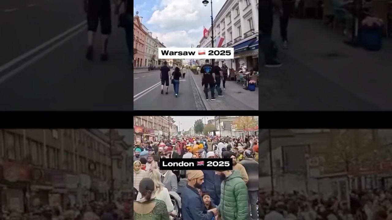 London vs. Warsaw in 2025 🤦🏻&zwj;♂️ #mindfulness
