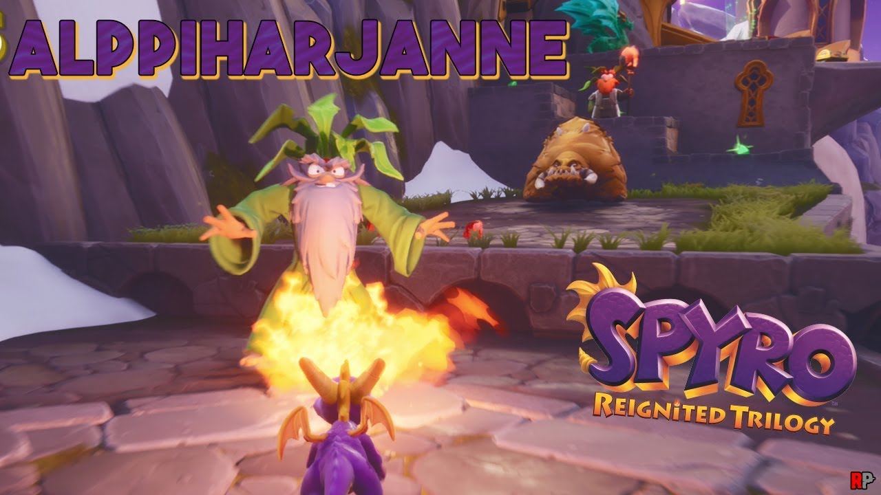 Spyro The Dragon - Alppiharjanne (Läpipeluu)