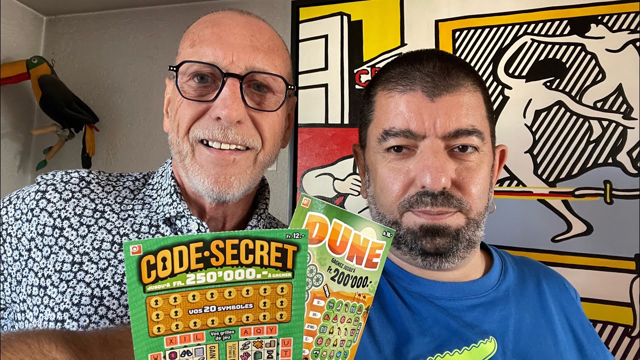 2 tickets loterie suisse romande un dune et un code secret