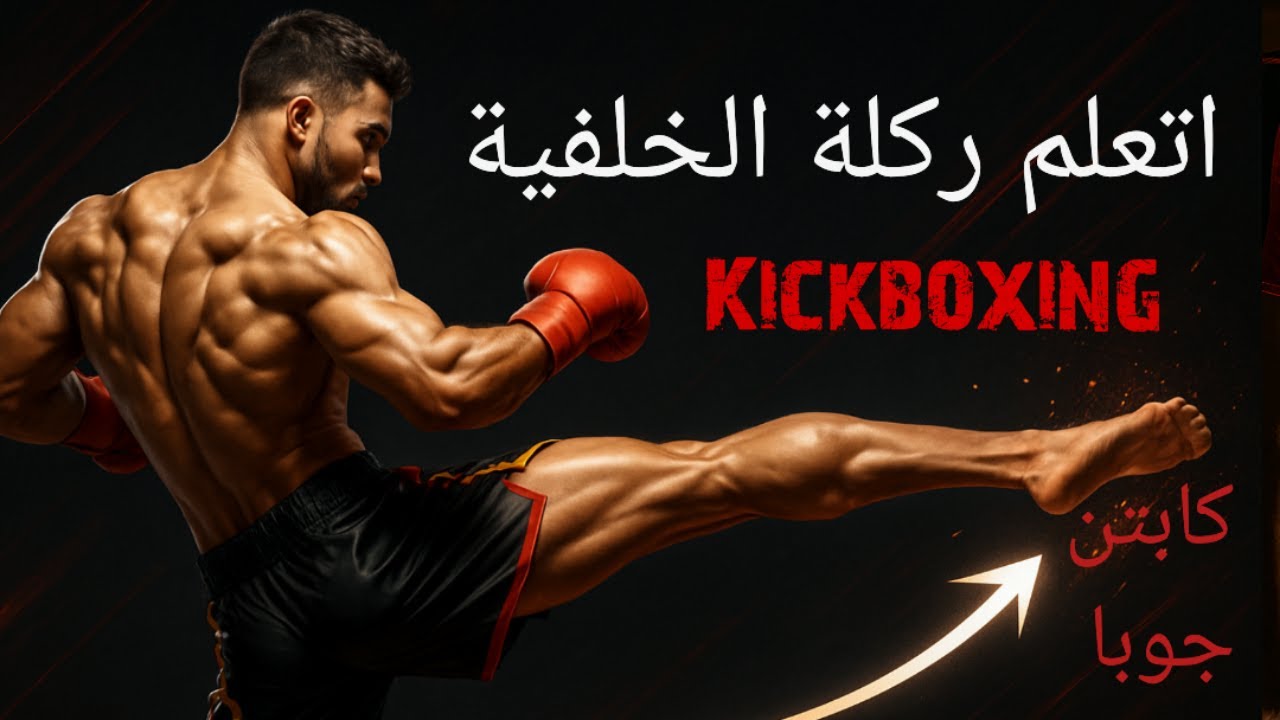 تعلم الركلة الخلفية في الكيك بوكسينج مع المحترف محمود جوبا | شرح تقنيات الضربات القاضية🔥🥊