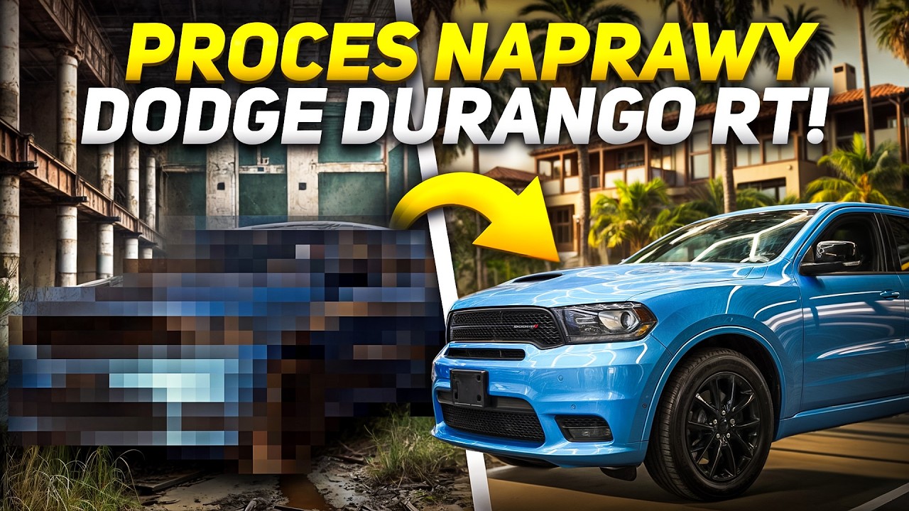 Cały proces naprawy DODGE DURANGO R/T z USA! *od oględzin do wydania!*