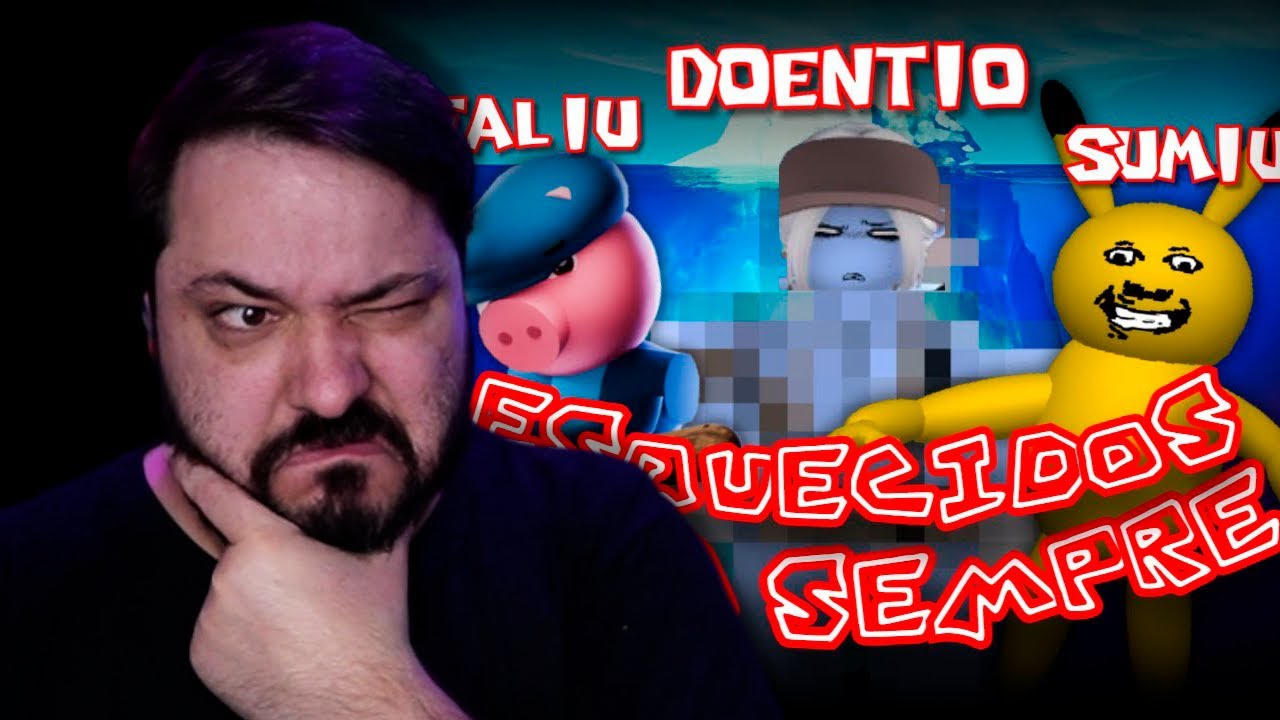 O ICEBERG dos jogos ABANDONADOS do ROBLOX é ABSURDO o que tinha lá