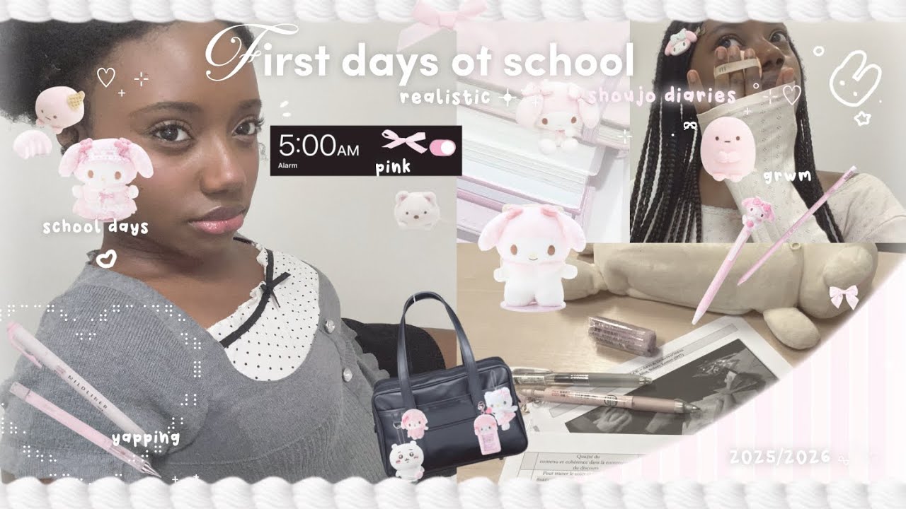 ПЕРВЫЕ ДНИ ШКОЛЫ!! 🐰 ꒰ 2025 ྀི꒱ ♡: выпускной класс!! ✨ 🎀 ✨ школьные дни… ݁ ˖ ꒱