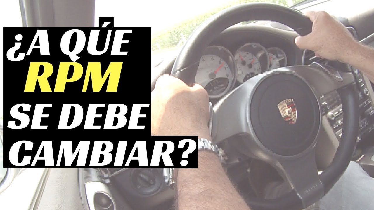 CUANDO CAMBIAR DE MARCHA- &iquest;A cuantas RPM se hacen los cambios de velocidad? -Velocidad Total