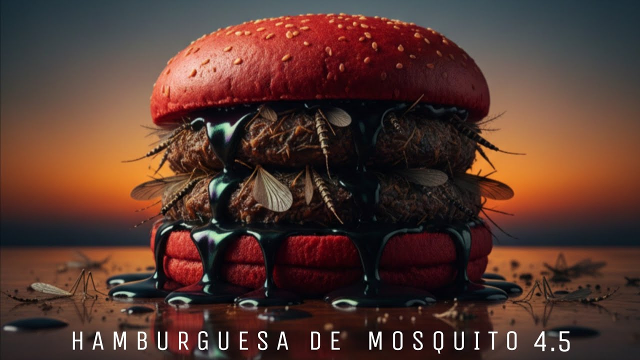 Rurru - Hamburguesa de Mosquito 4.5 REBIRTH ft. Suno AI | Official lyrics video (Metalcore balad)
