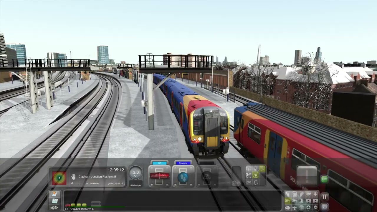 [Quick Drive - Test] Train Simulator: Portsmouth Direct: 12:00 Waterloo to Clapham Junction.