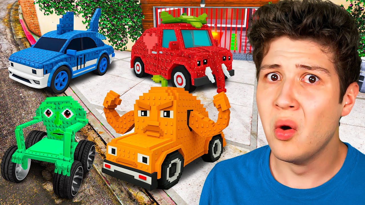 ROBANDO COCHES de STEAL a BRAINROT en GTA 5! 🚘🦈 (Mods)