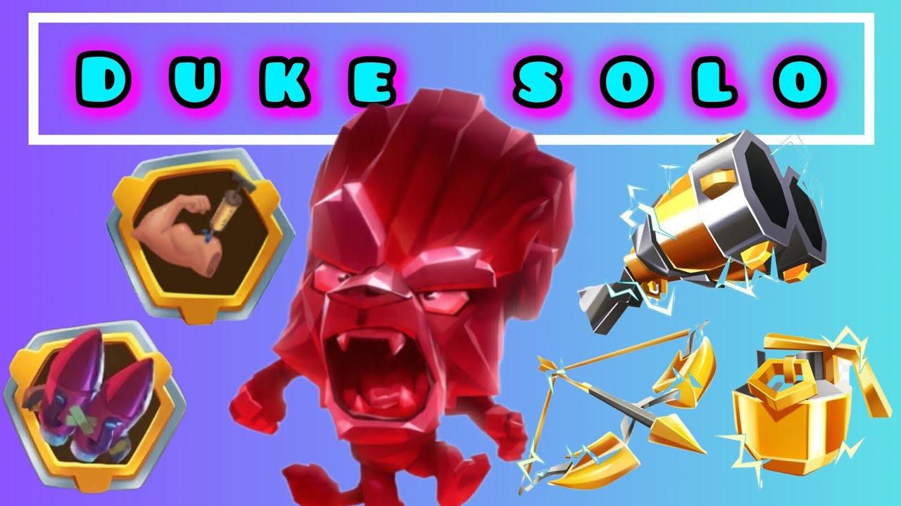 Duke Maxed Level 20 Solo ZOOBA Gameplay