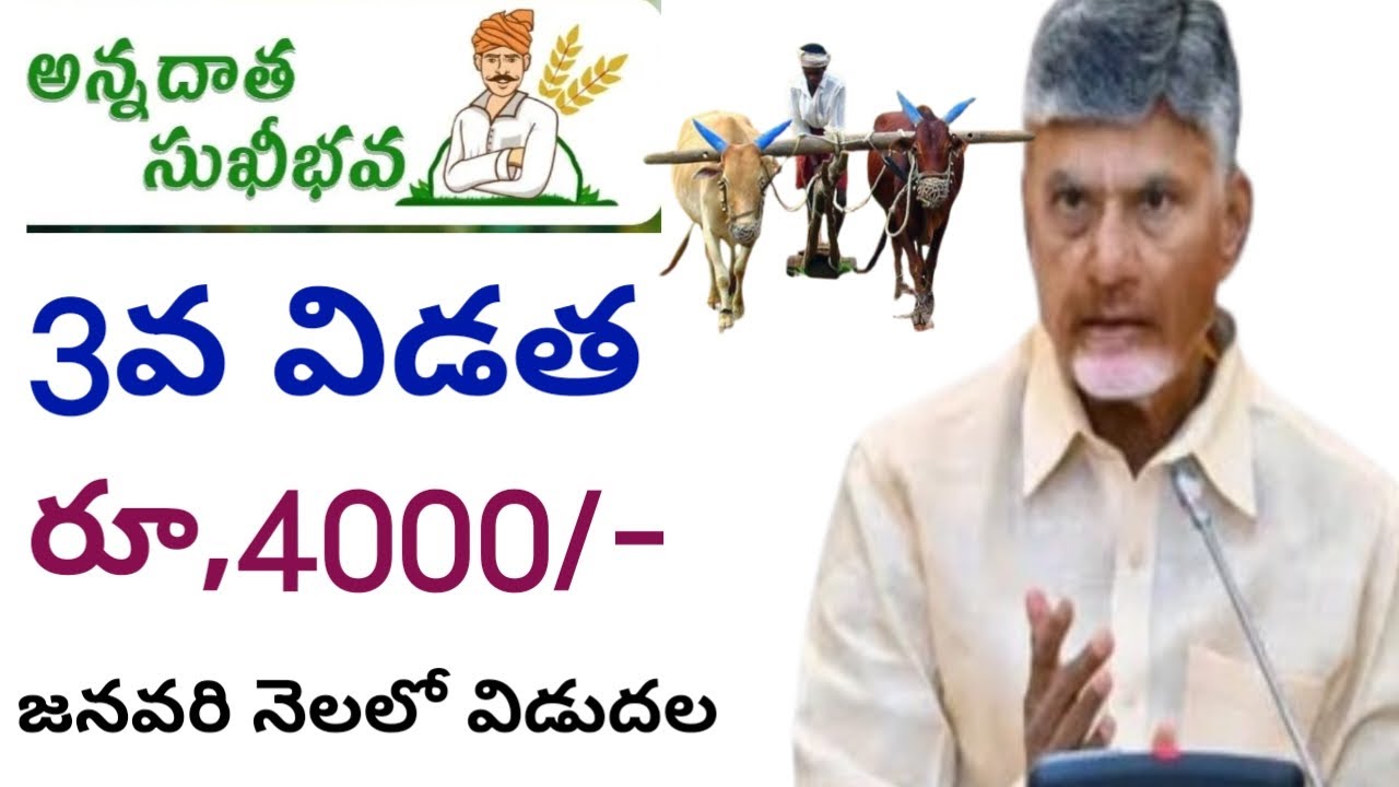 Annadata Sukhibhava 3rd Installment Date