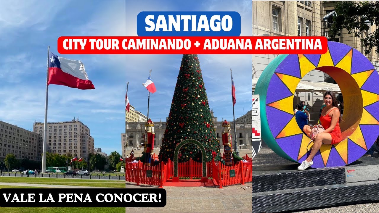 City Tour en Santiago y Cruce de la frontera Argentina en Autobús hacia Mendoza