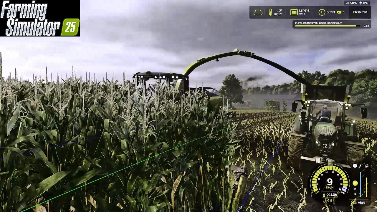 FS25 | Silagemaize @ Lunow | ReShade Gameplay