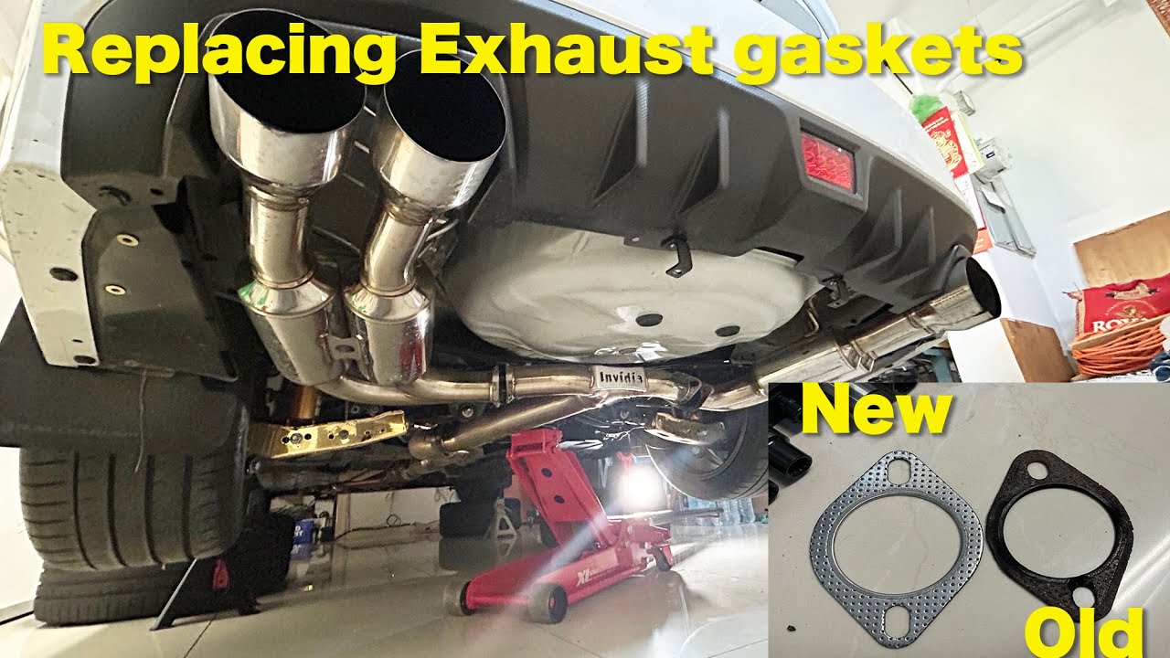 Replacing Rusted Exhaust Gaskets on WRX