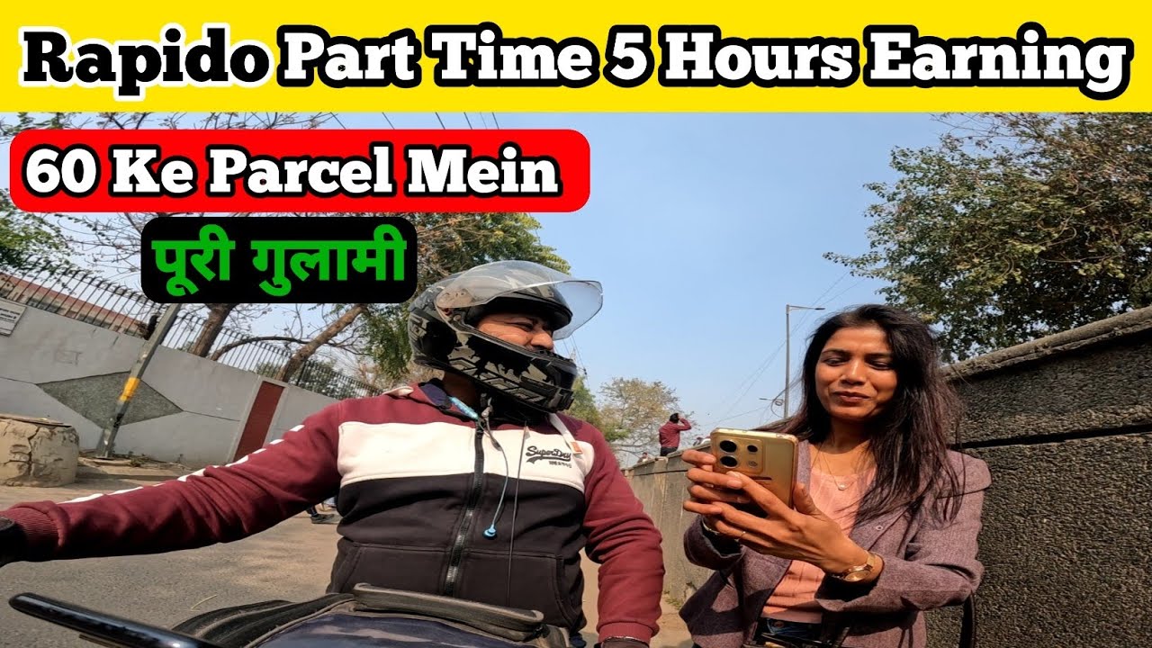 Rapido Captain Part Time 5 Hours Earning | Rapido Bike Taxi Part Earning