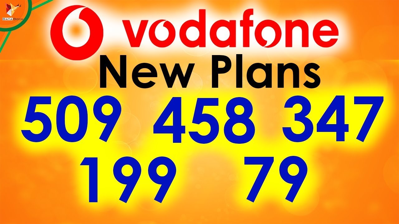 Jio Effect | Latest Vodafone Plans Rs.509 , 458 , 347 , 199 , 79 | Data Dock