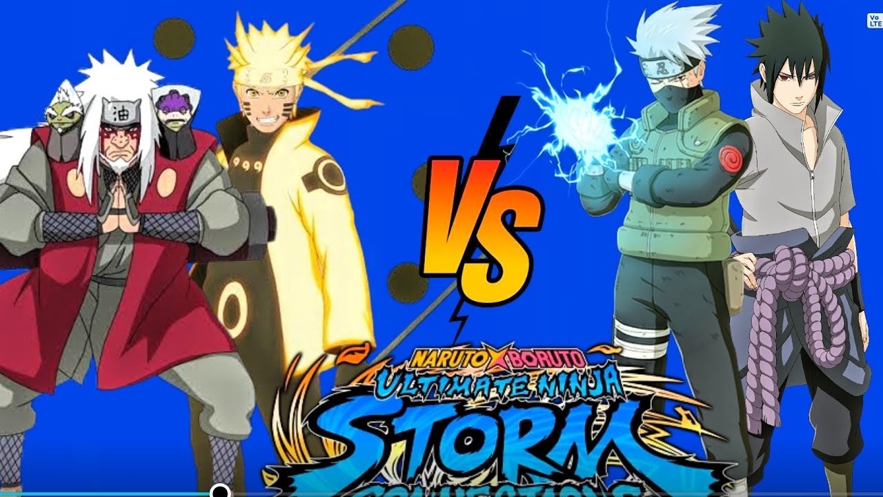 (Jiraiya sense & Naruto Uzumaki vs Kakashi sense & sasuke Uchiha full battle) Naruto connections
