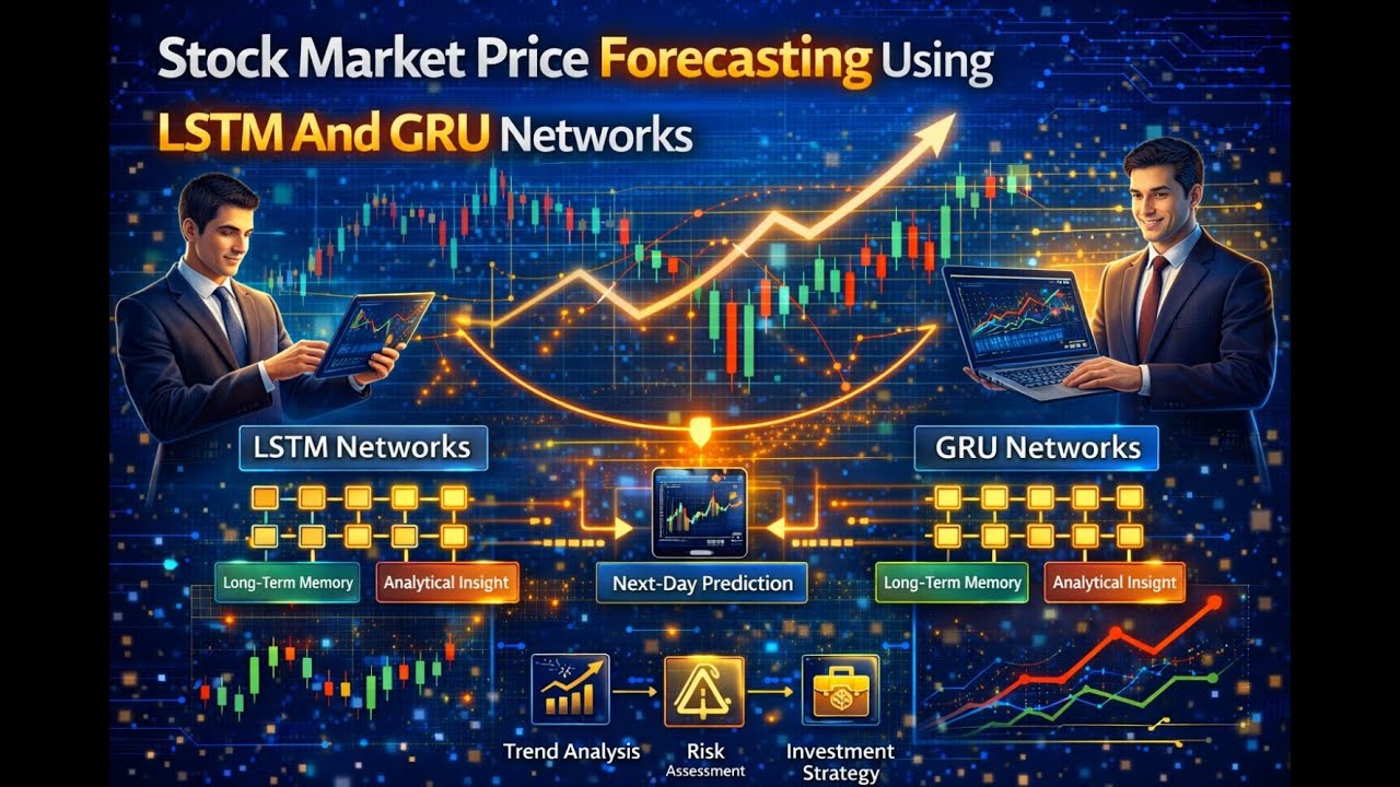 Прогнозирование цен на фондовом рынке с использованием сетей LSTM и GRU.