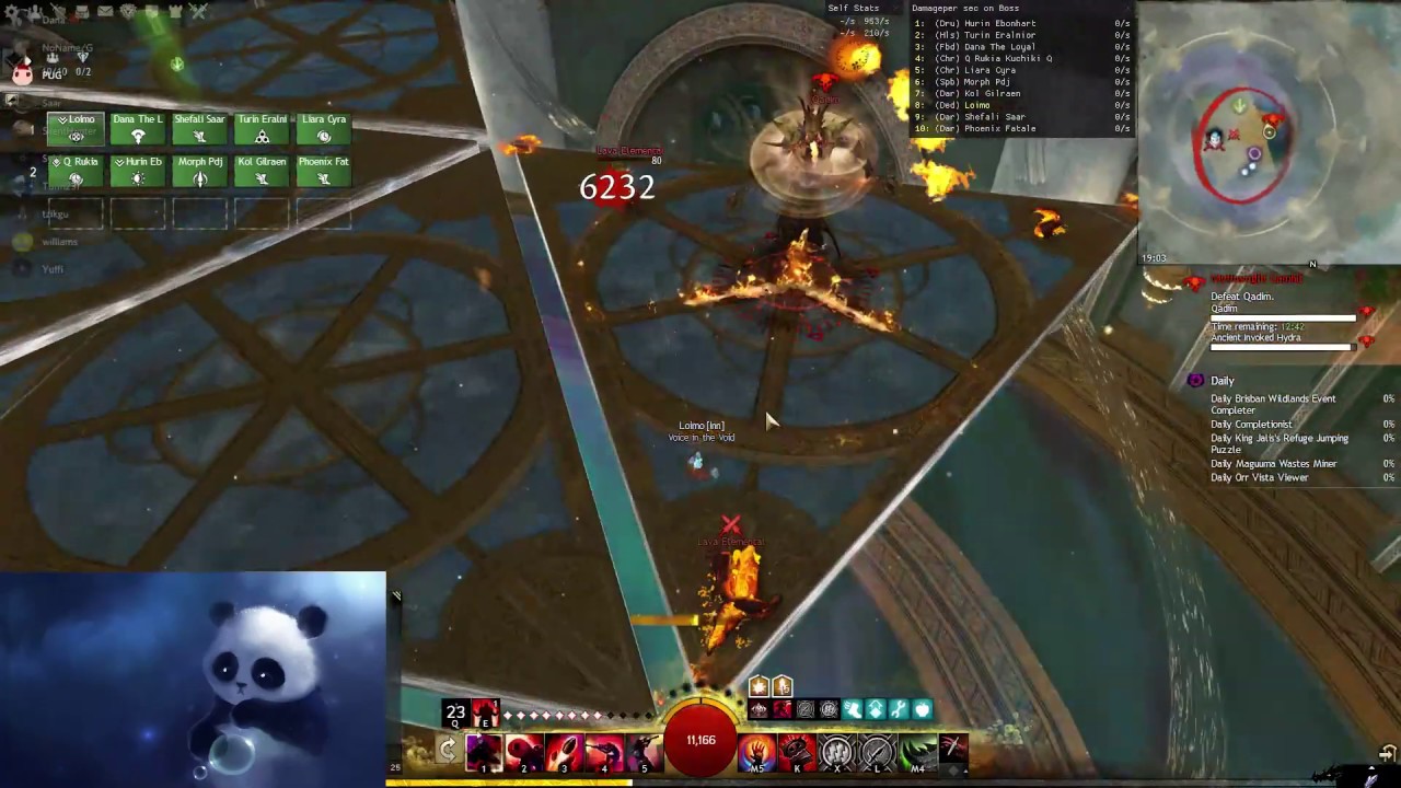 Gw2 - Qadim Solo Kiting with De Rifle Thief