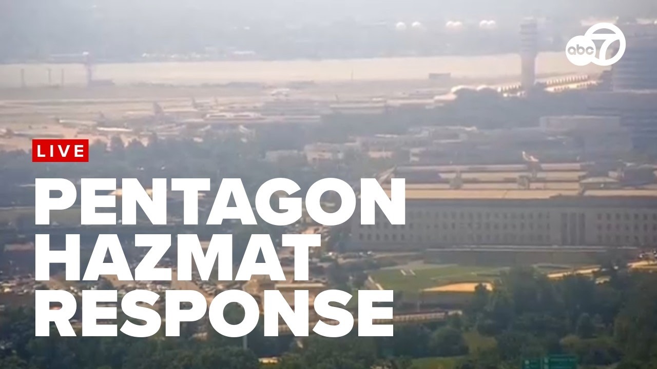 🔴LIVE: Hazmat crews responding to Pentagon