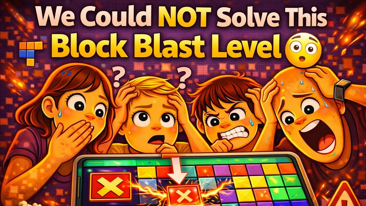 We Could NOT Solve This Block Blast Level 😳