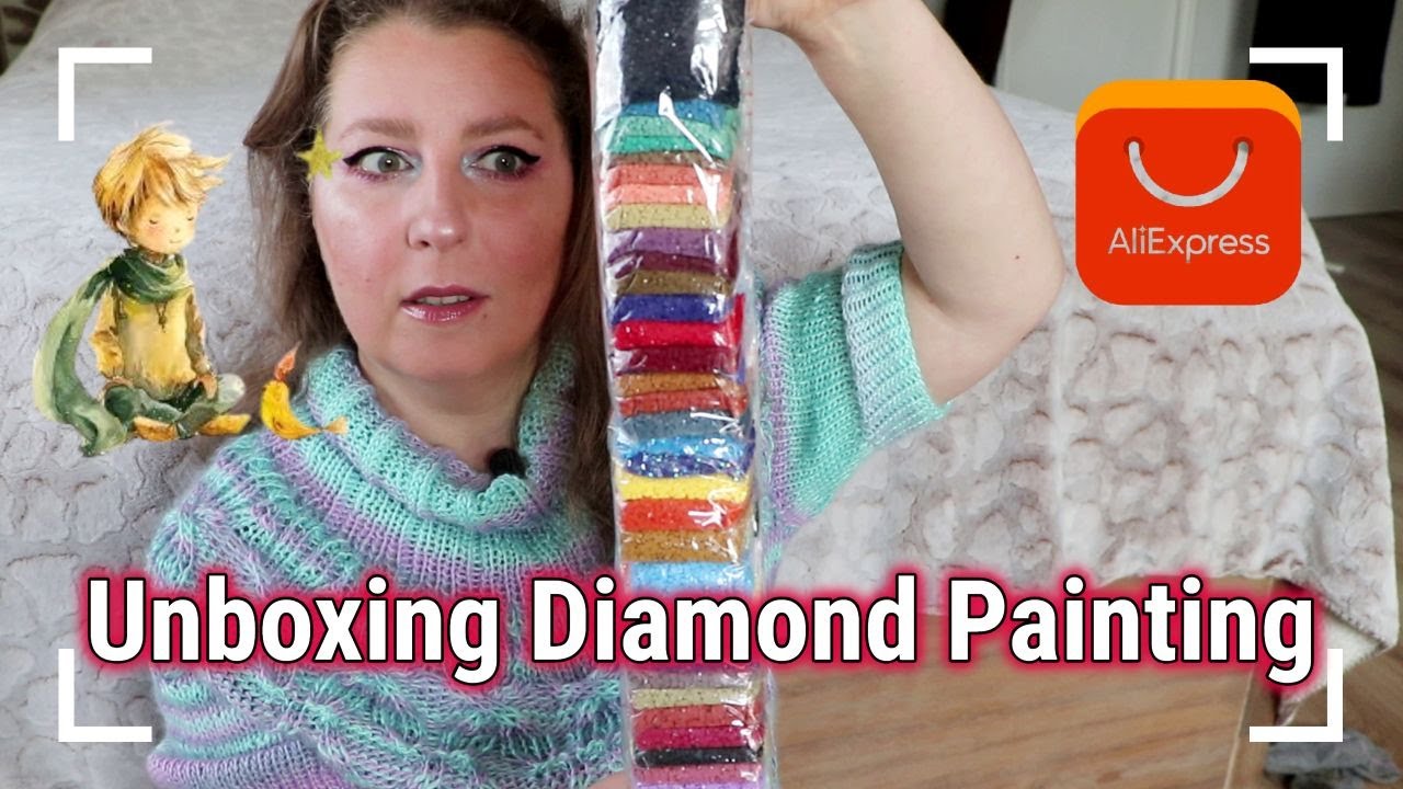 Diamond Painting Unboxing Aliexpress | Loisirs créatifs | Ouverture de colis