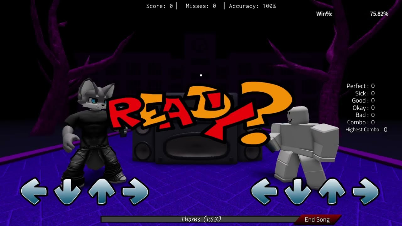 Roblox: Basically FNF - Thorns (Expert)