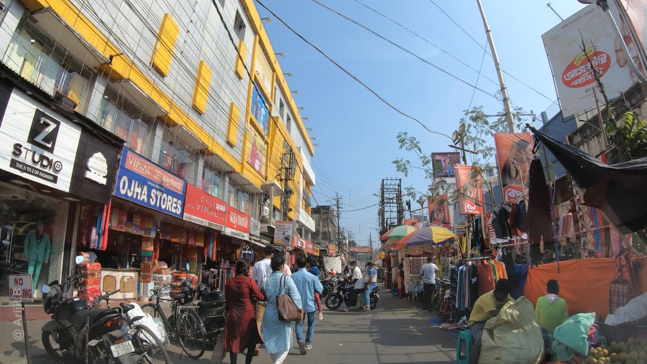 KanchraPara :  Kampa Mor | (Bizpore) Thana Mor | Gandhi Mor | Rail Station |  To Kulia Road.