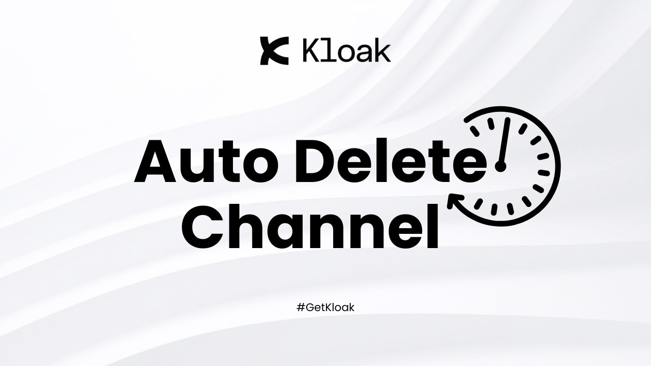 How to Make Messages Auto-Delete on Kloak
