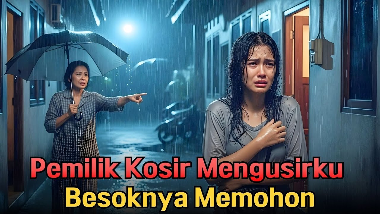 Diusir dari Kos Saat Hujan Malam Karena Telat Bayar—Pagi Hari Pemilik Menangis Memohon!
