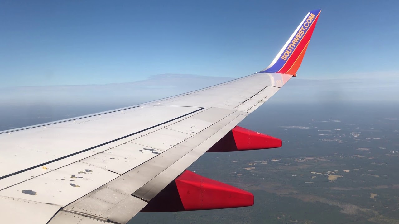 Southwest Airlines Landing Raleigh/Durham - Boeing 737-76Q