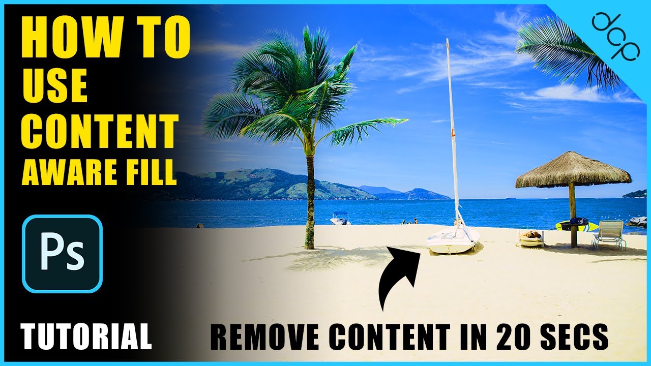 Content Aware Fill Tutorial - Adobe Photoshop 2021 - [ Remove Object From Picture Fast ]
