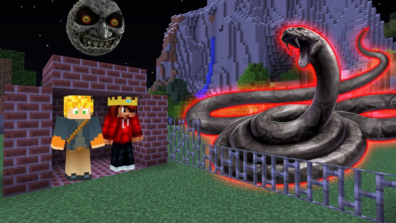 BASE DE TIJOLOS 100% SEGURA CONTRA ANACONDA NO MINECRAFT
