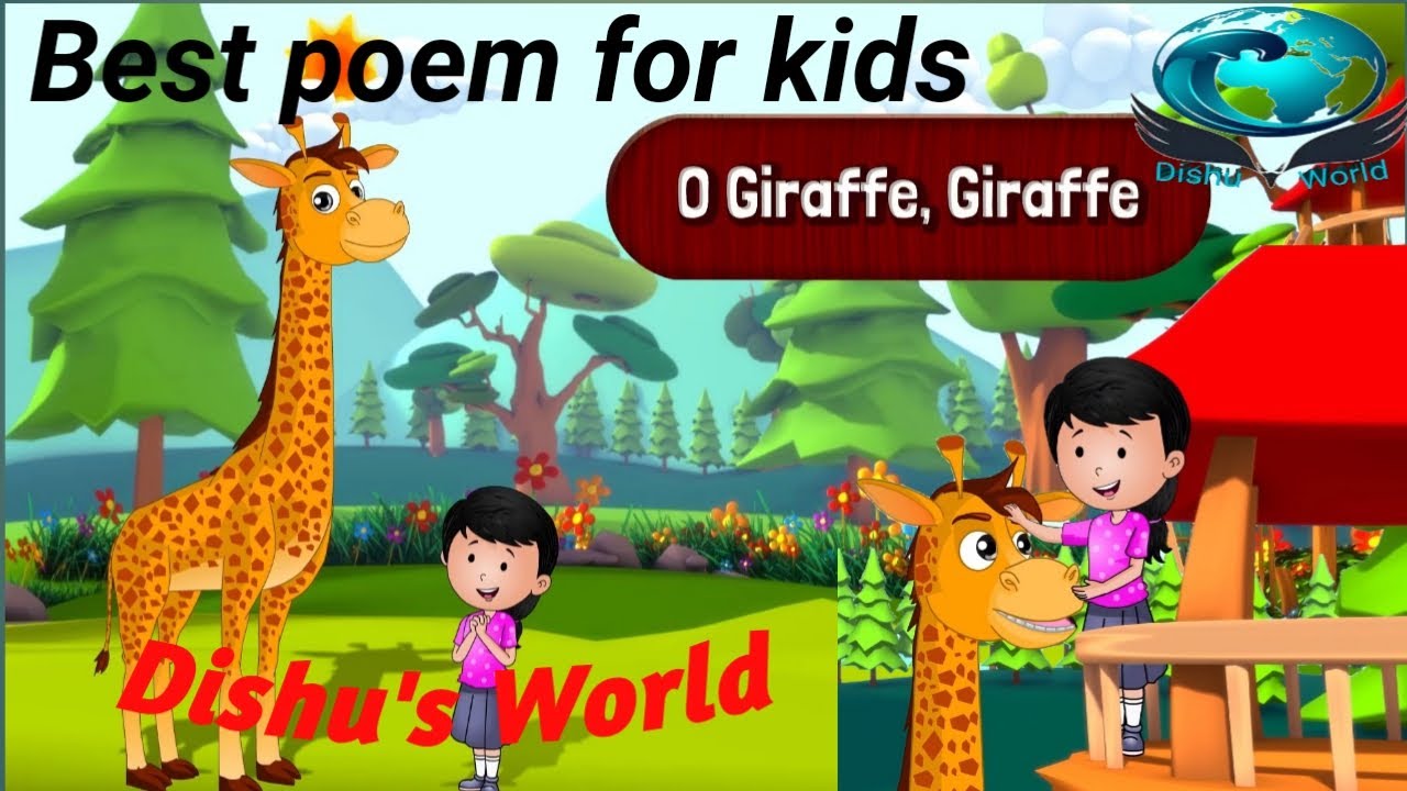 O Giraffe o Giraffe Peom. Best Poem for Kids.