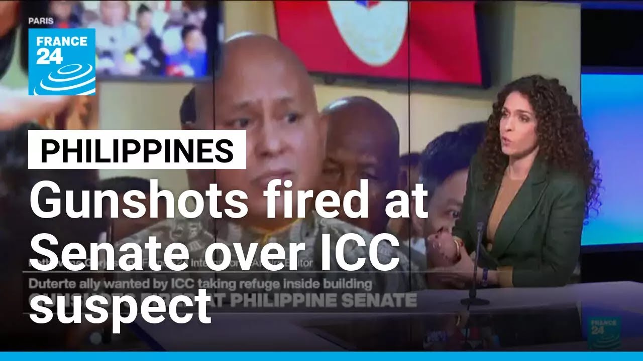 Gunshots fired in standoff at Philippine Senate over ICC suspect &bull; FRANCE 24 English